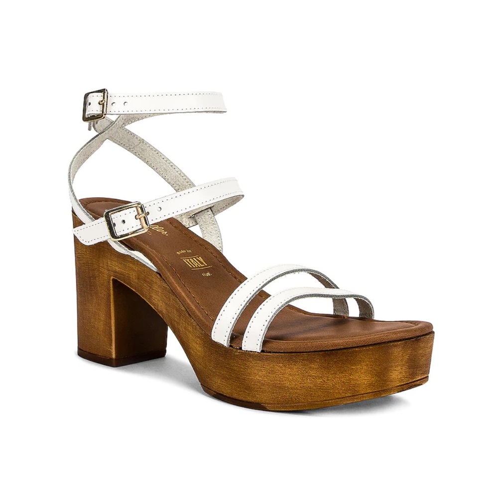 Seychelles Double Dip - White Leather Size 8 - NEVER WORN